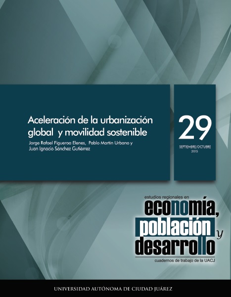 					Ver Vol. 5 Núm. 29 (2015): Aceleración de la urbanización global y movilidad sostenible
				