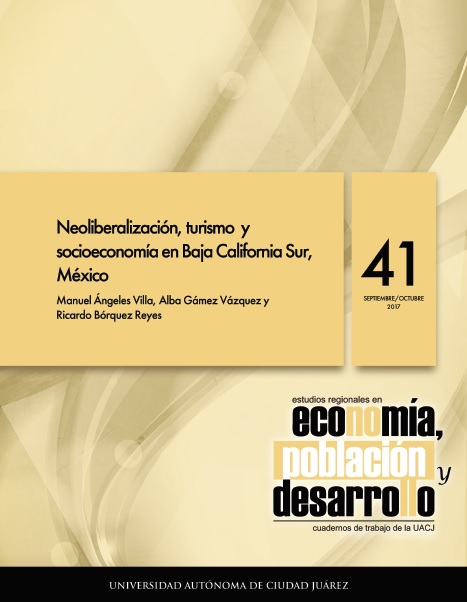 					Ver Vol. 7 Núm. 41 (2017): Neoliberalización, turismo y socioeconomía en Baja California Sur, México
				