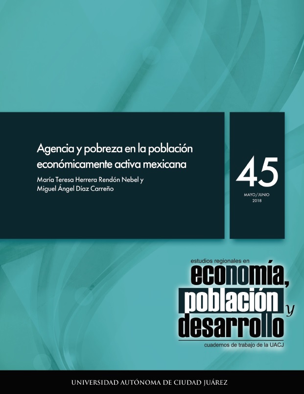 					Ver Vol. 8 Núm. 45 (2018): Agencia y pobreza en la población económicamente activa mexicana
				