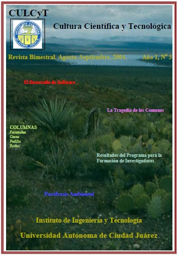 					Ver Núm. 3 (1): Revista Bimestral. Agosto–Septiembre, 2004. Año 1, No 3
				