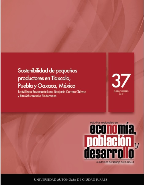 					Ver Vol. 7 Núm. 37 (2017): Sostenibilidad de pequeños productores en Tlaxcala, Puebla y Oaxaca, México
				