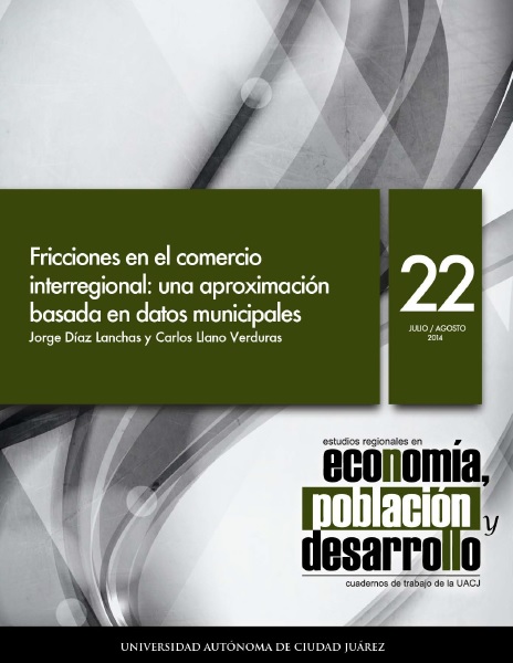 					Ver Vol. 4 Núm. 22 (2014): Fricciones en el comercio interregional: una aproximación basada en datos municipales
				