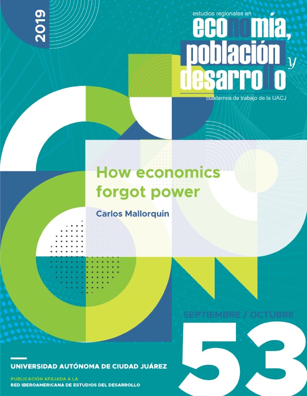 					Ver Vol. 9 Núm. 53 (2019): How economics forgot power
				
