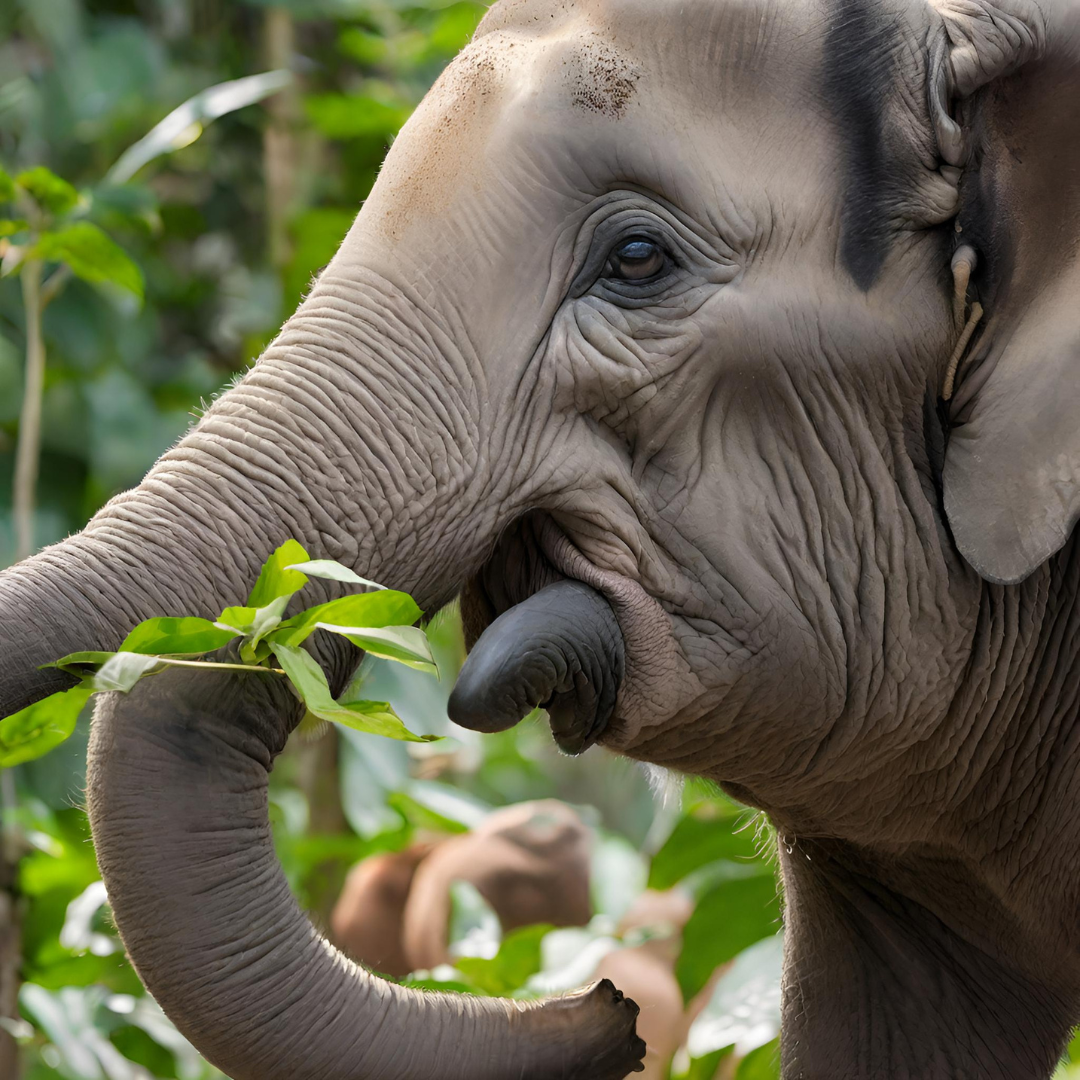 Habilidades olfativas de elefantes asiáticos
